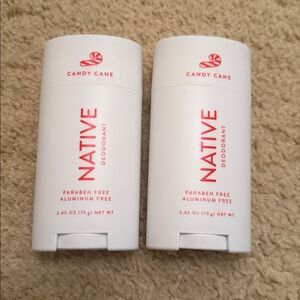 NEW- Set of 2 - Native Candy Cane Deodorant